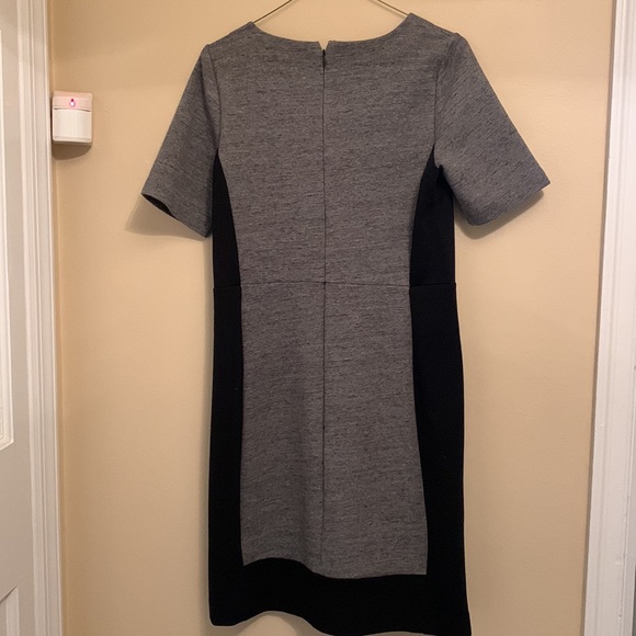J Crew black and grey short sleeve dress size 8 - Picture 2 of 5